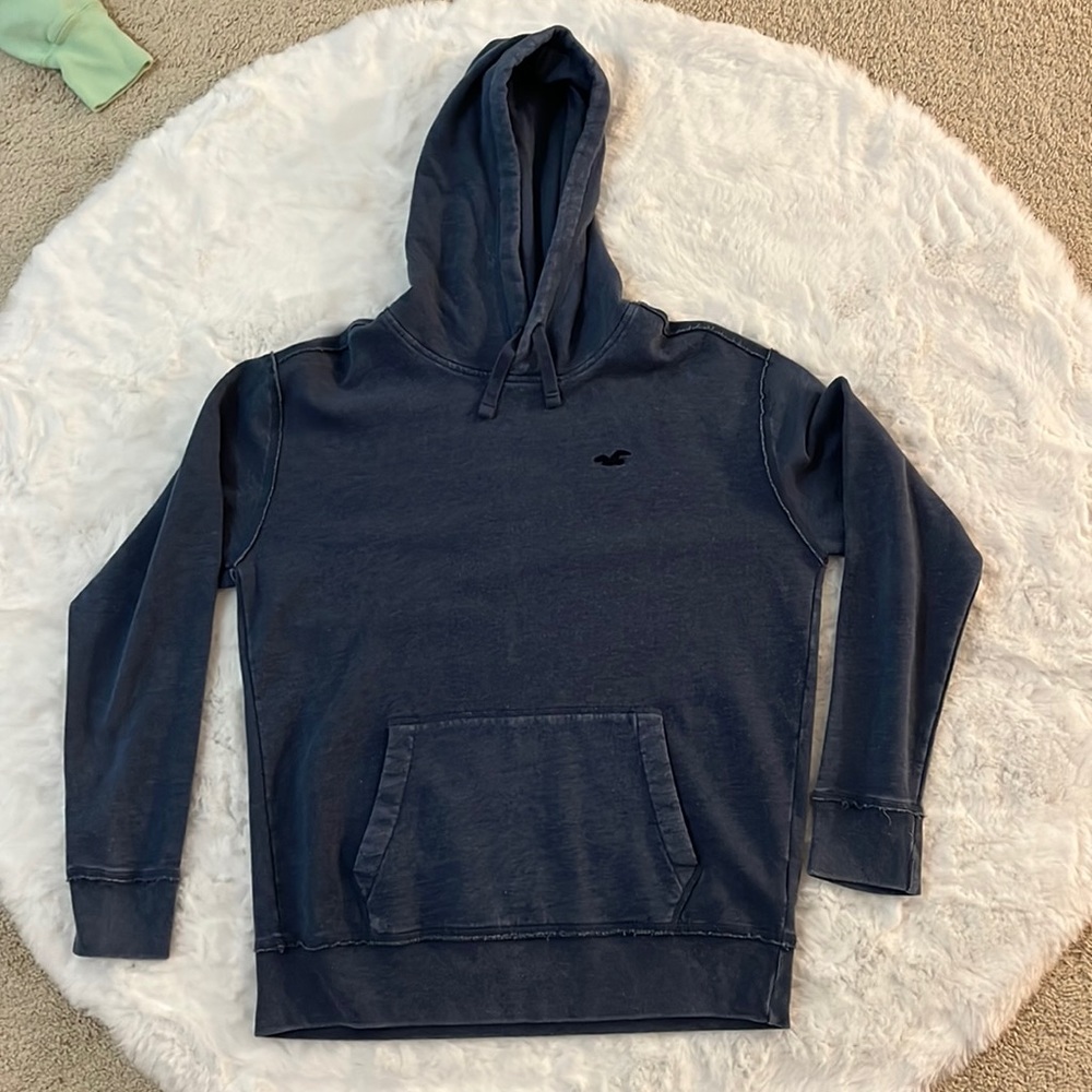 Unisex Hollister dark blue sweatshirt